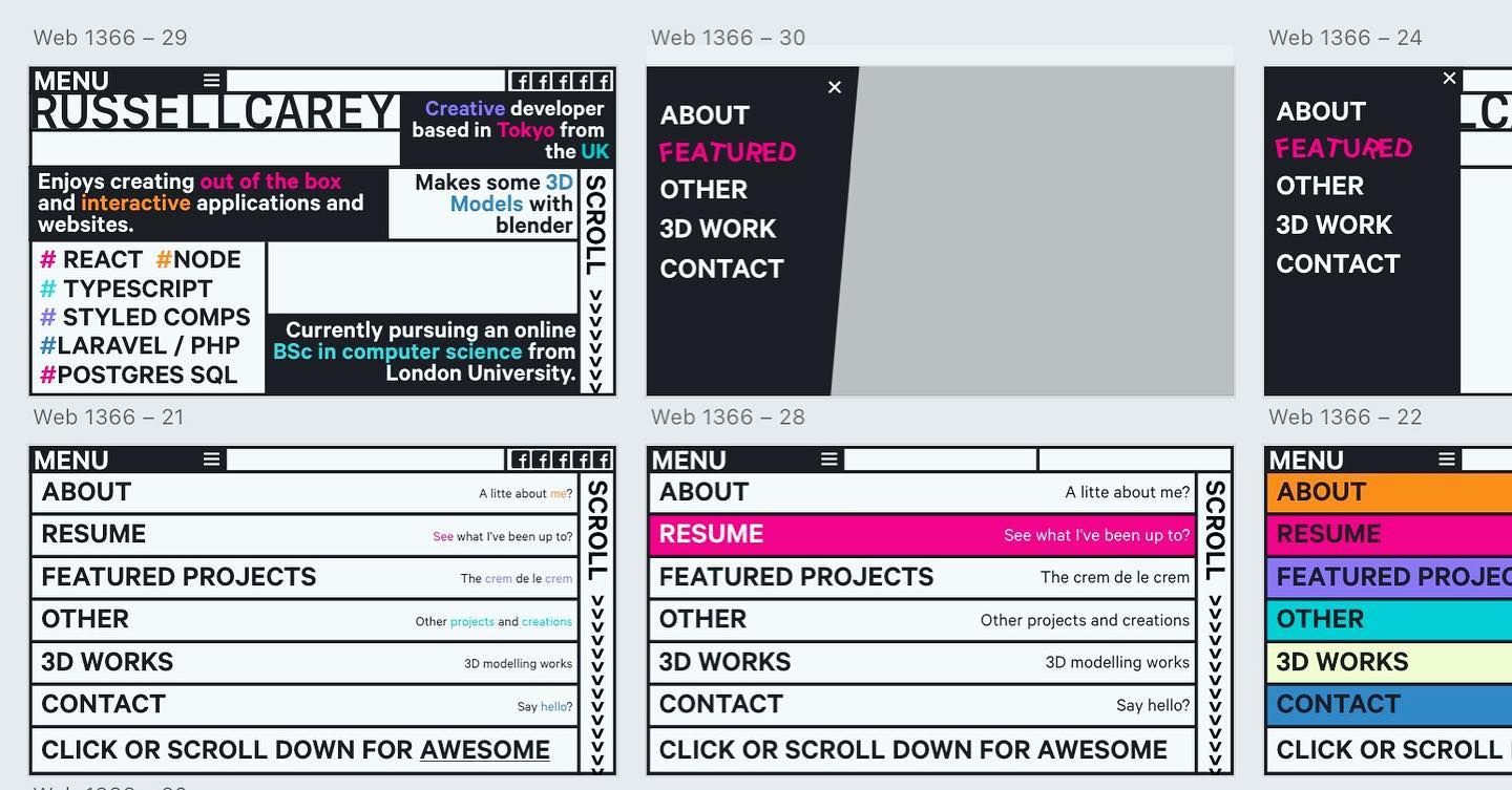 Designing my next portfolio!-1