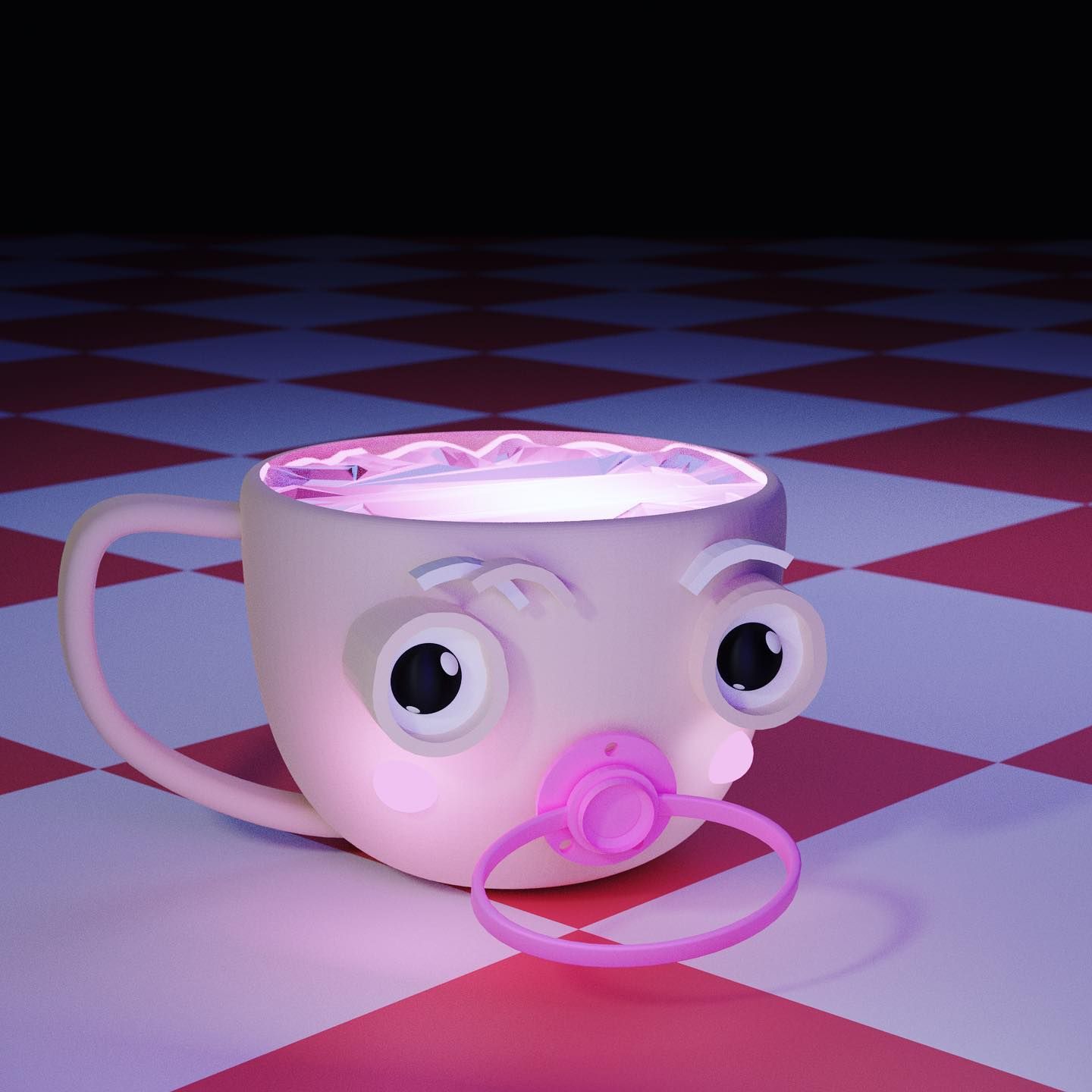 Same again but added some glass and emissions for the water. #blender #blender3d-1